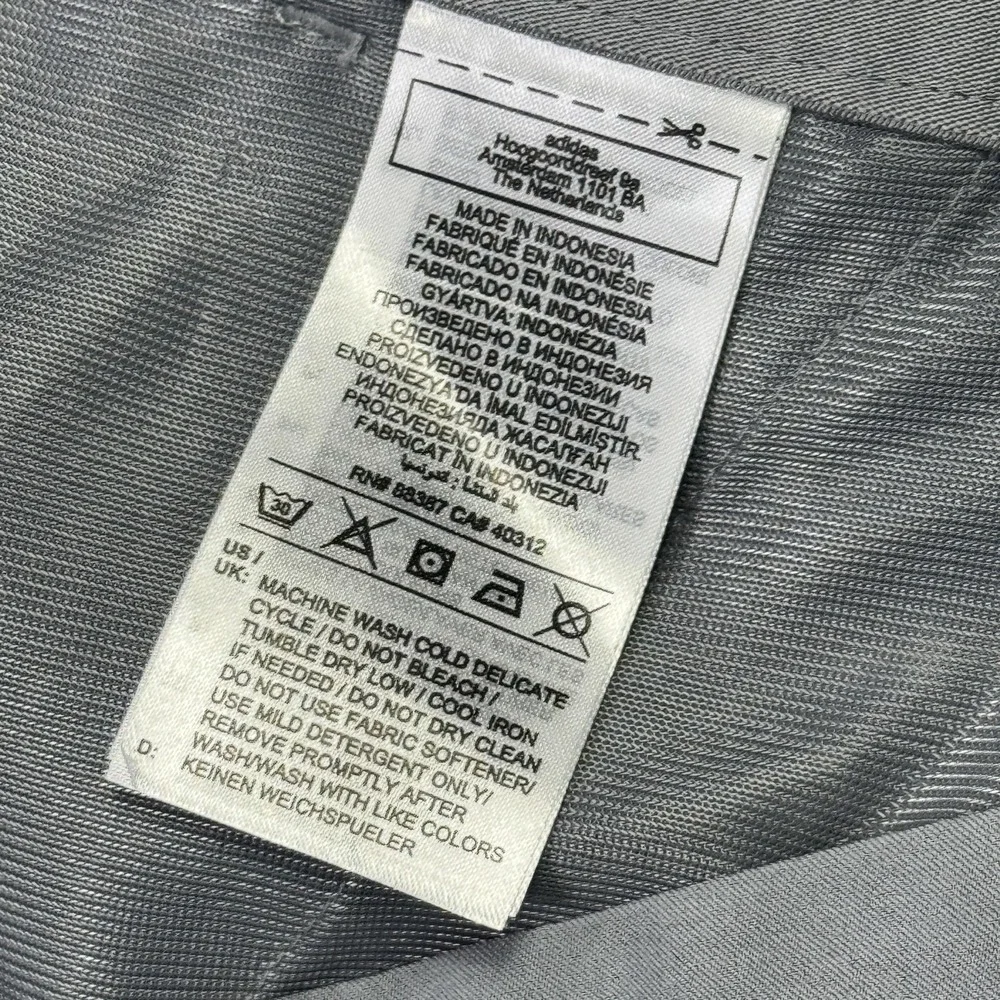 Adidas Golf MOD Chino Pants Mens 36x35 Gray Polyester Spandex Stretch Flat Front